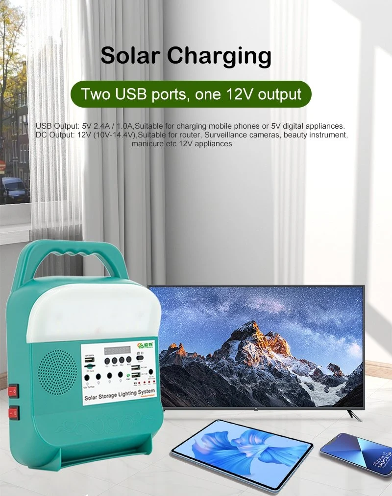 Solar Energy Small System Solar Energy Sound System Solar Energy Sound Lighting System Solar Home Lighting Kit Radio