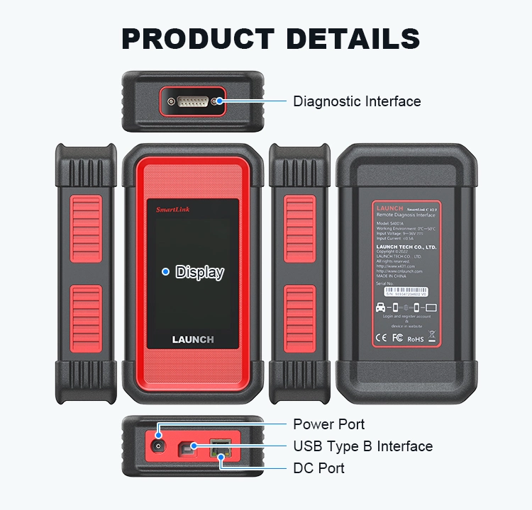 Launch X431 Smartlink C 2.0 Heavy Duty Truck Hdiii New Energy Cars Adapter Diagnostic Tool