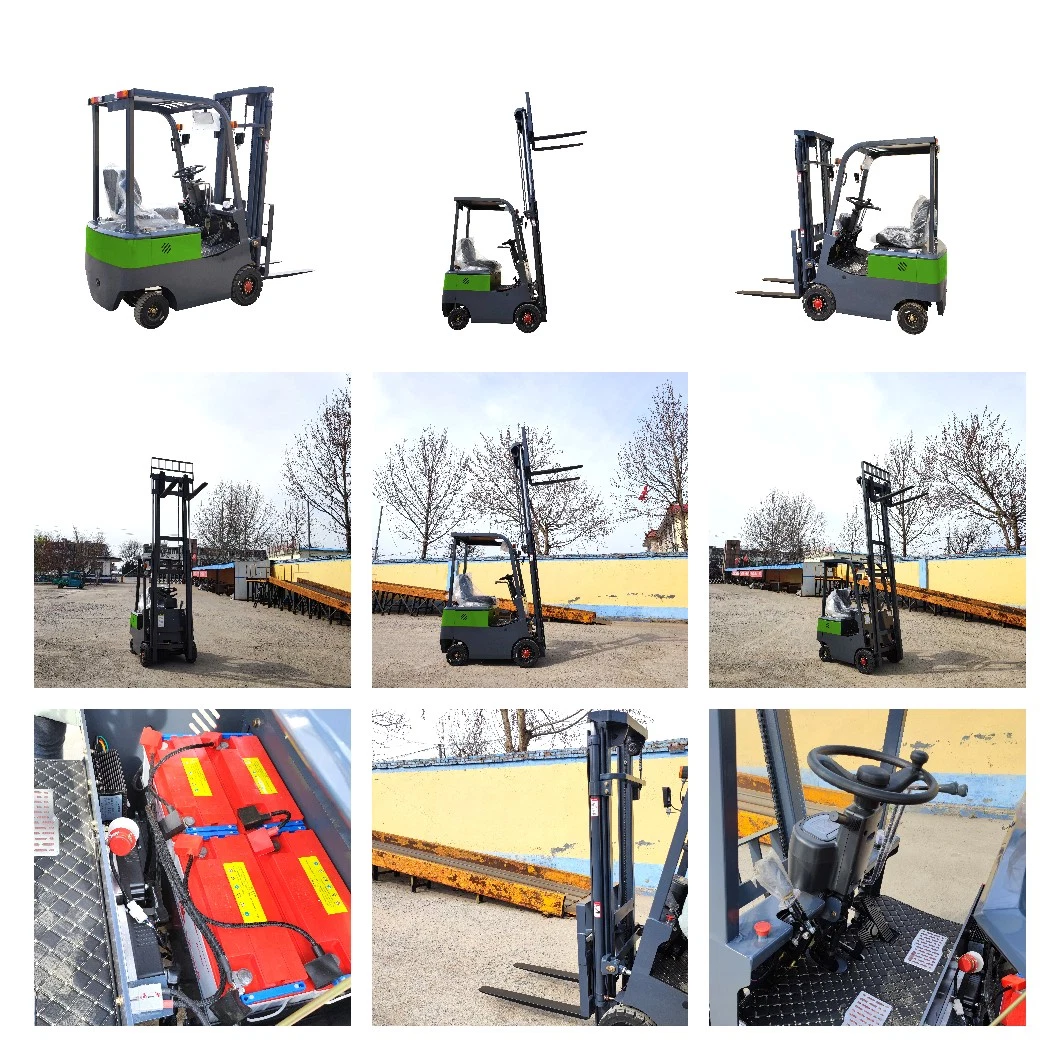 China/Chinese 1ton Portable CE Full Delivery/Lithium Ion Battery Power/Compact Small/Mini Forklift Truck Price for Sale/Material Lifting/Warehouse/Electric