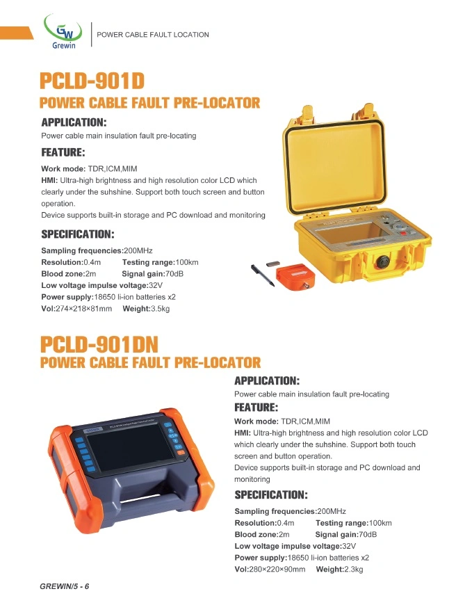 Low Voltage Impulse Locating Cable Fault Pre-Locating Locator