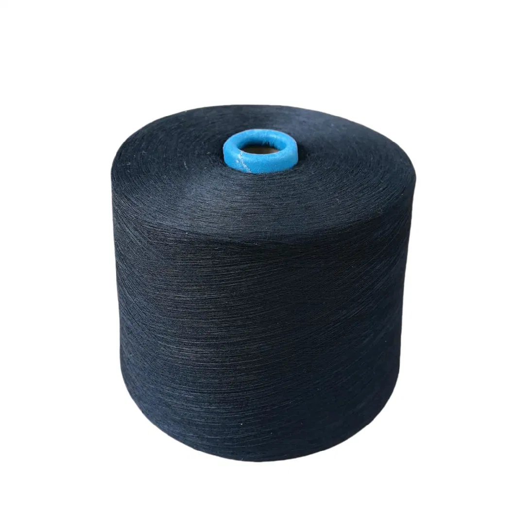 21s/32s/40s/16s Spun Polyester Yarn for Fabric Socks Underwear Sweater