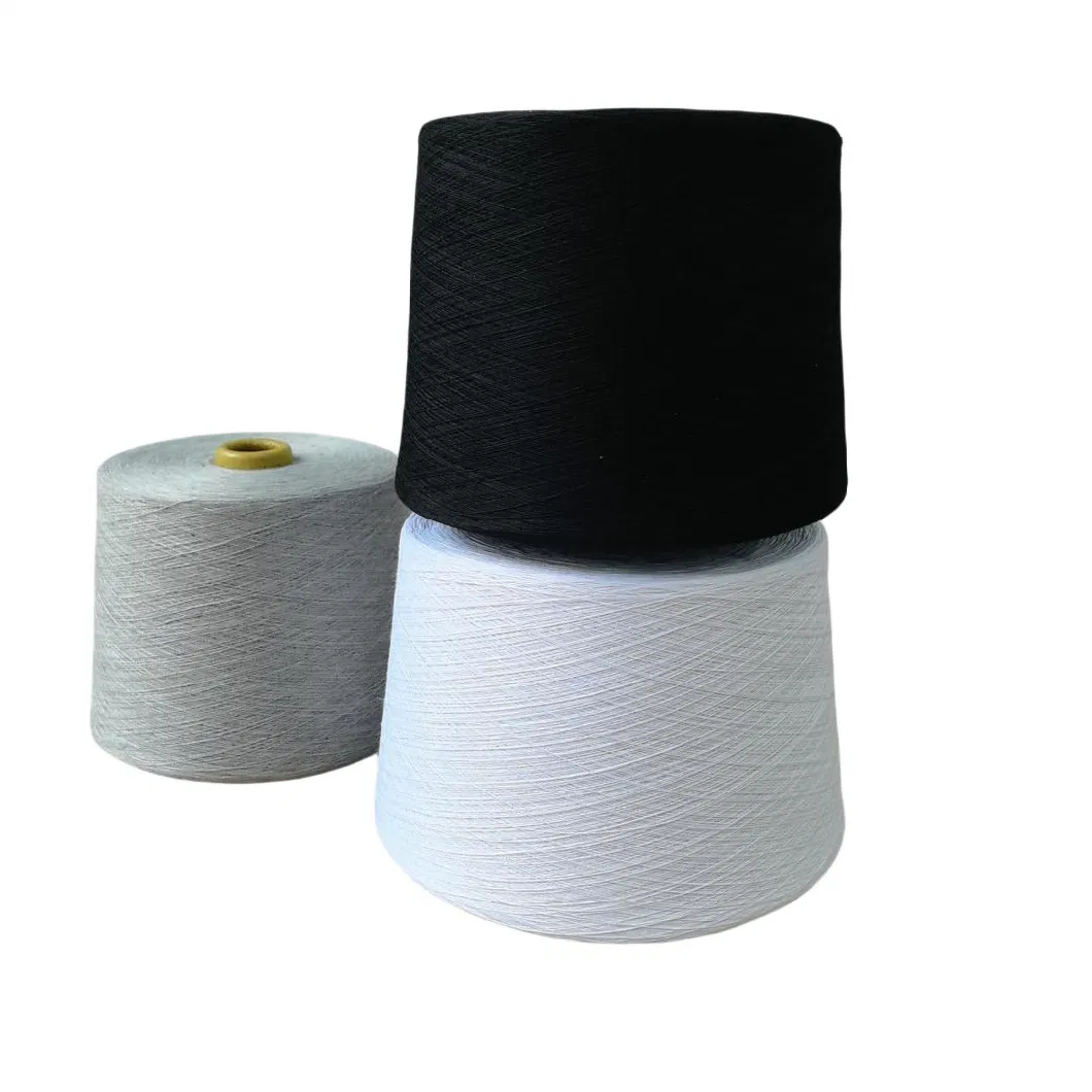 21s/32s/40s/16s Spun Polyester Yarn for Fabric Socks Underwear Sweater