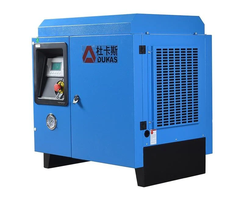 CE&ISO Industrial Direct Driven Twin/Double Screw Air Compressor Oilless Air Compressors Portable Small Air Compressor Price Heavy Duty Air Compressor Supplier