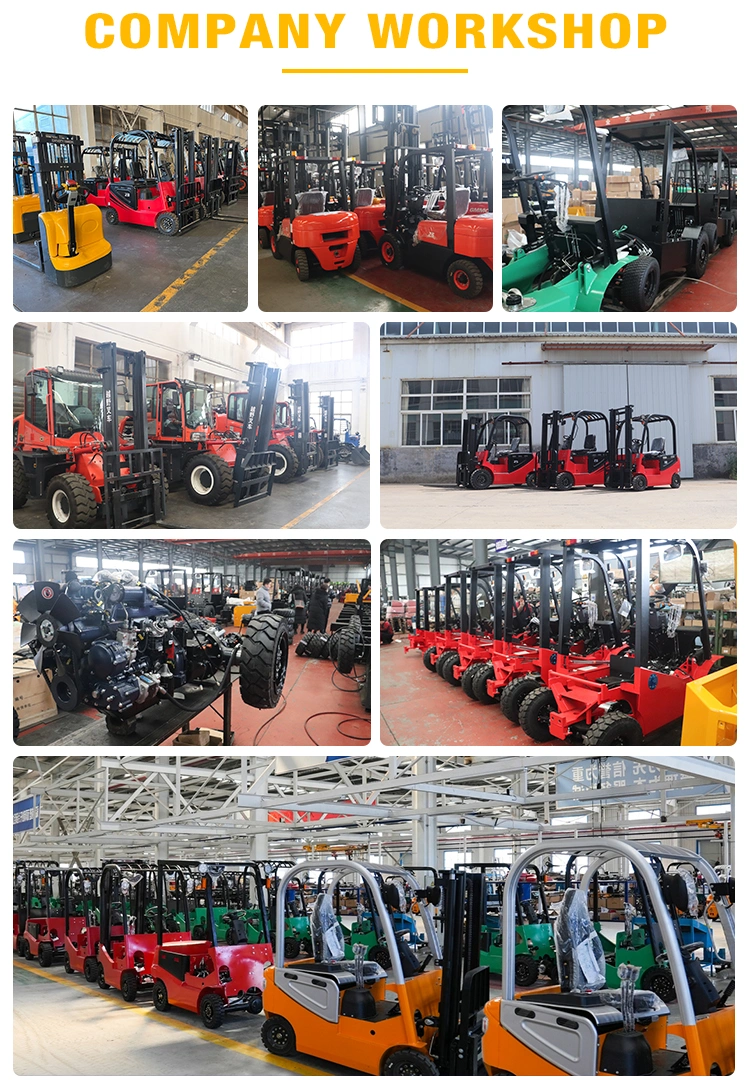 Electric Forklift Batteries 1.5 Ton 2ton Electric Hydraulic Forklift with Lithium-Ion Battery Forklift Powerful