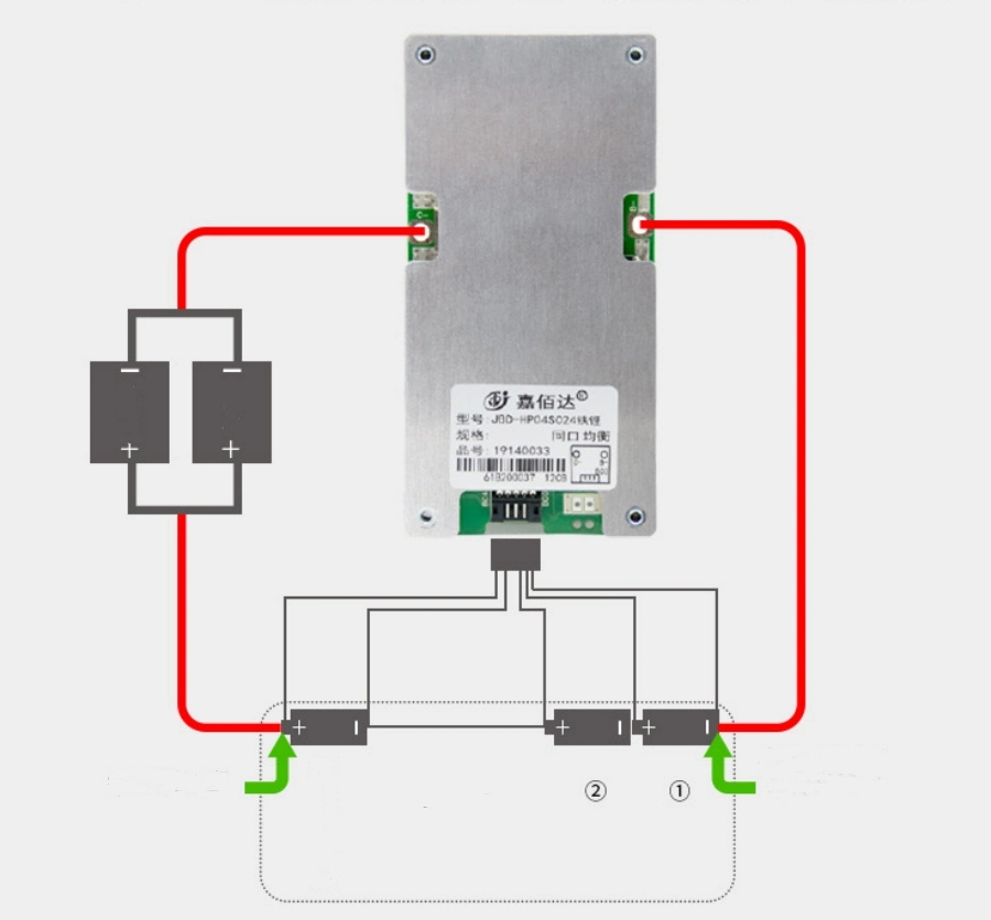 Wholesale Jbd Digital BMS Smart Battery Management System 4s 12s 16s 17s 10A 20A 30A 60A LiFePO4 BMS for Battery Pack