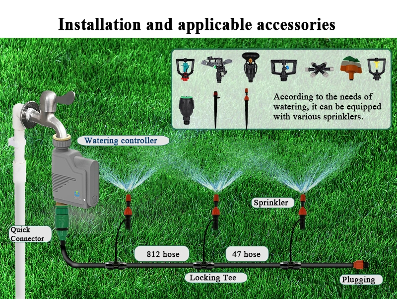 3/4 Inch Motorized Ball Valve Smart Water Controller Based on Tuya