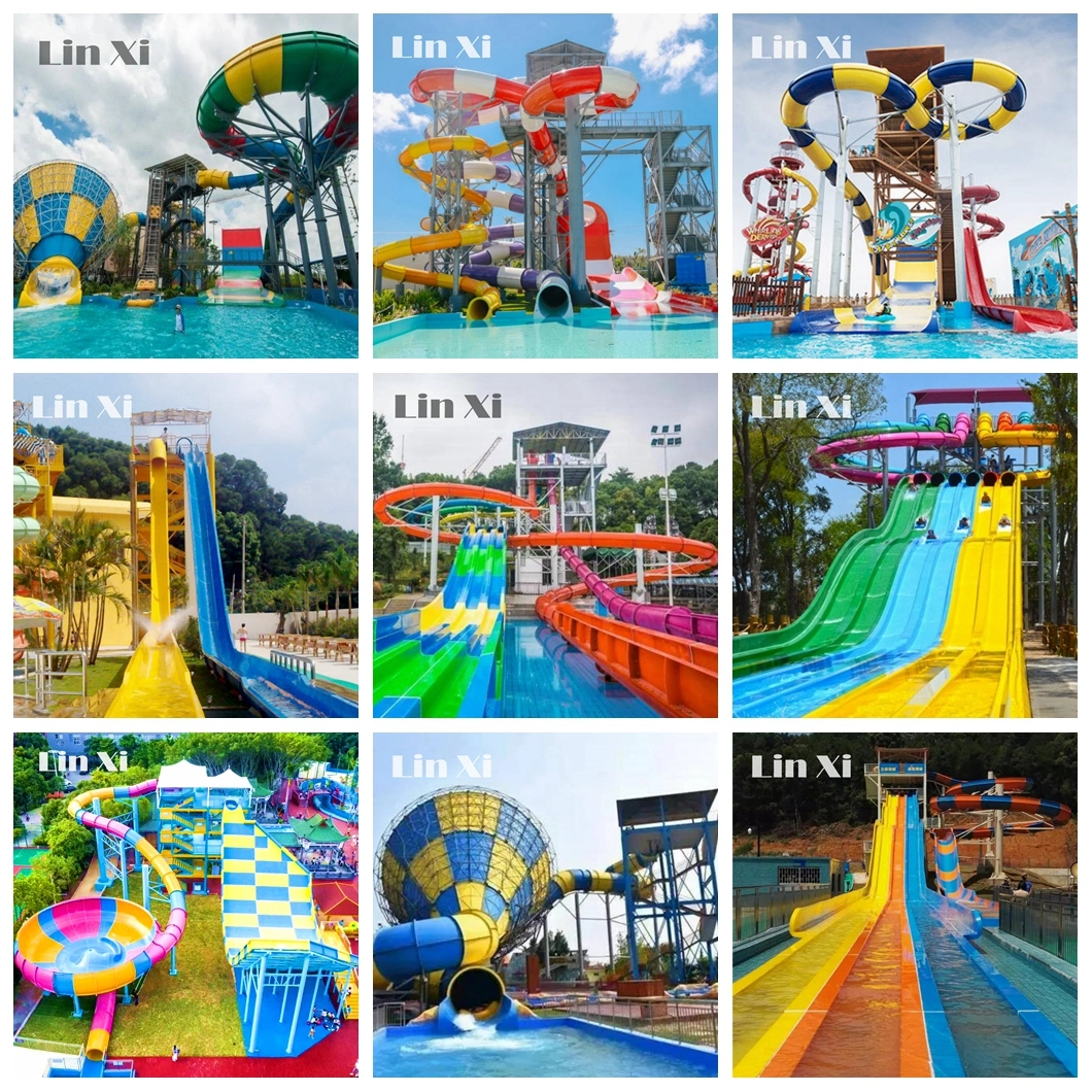 Factory Customized New Outdoor Adult Water Park Fiberglass Forest Slide Children&prime;s Amusement Park Equipment32s