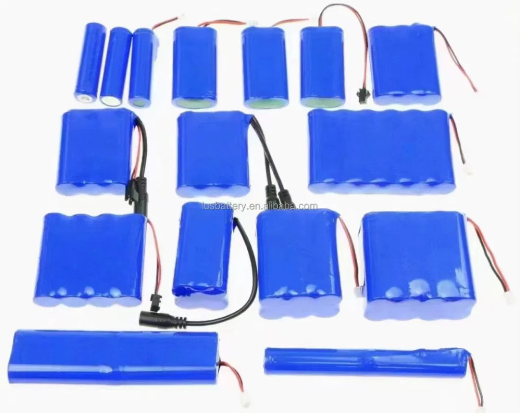 Rechargeable Lithium Ion Battery Pack 3.7V 6000mAh High Capacity Li-ion Battery Pack 18650