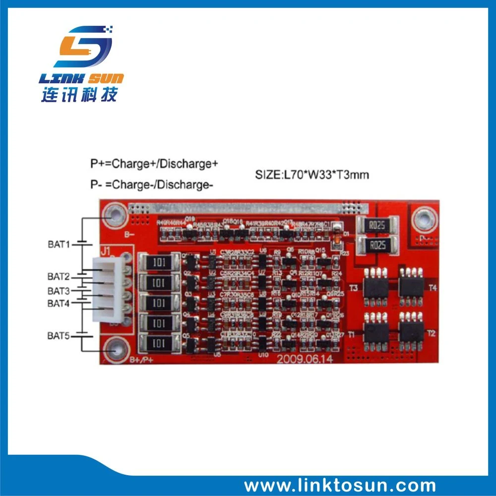 4s 5s 6s 6A Lithium LiFePO4 Battery BMS with Seiko Chip