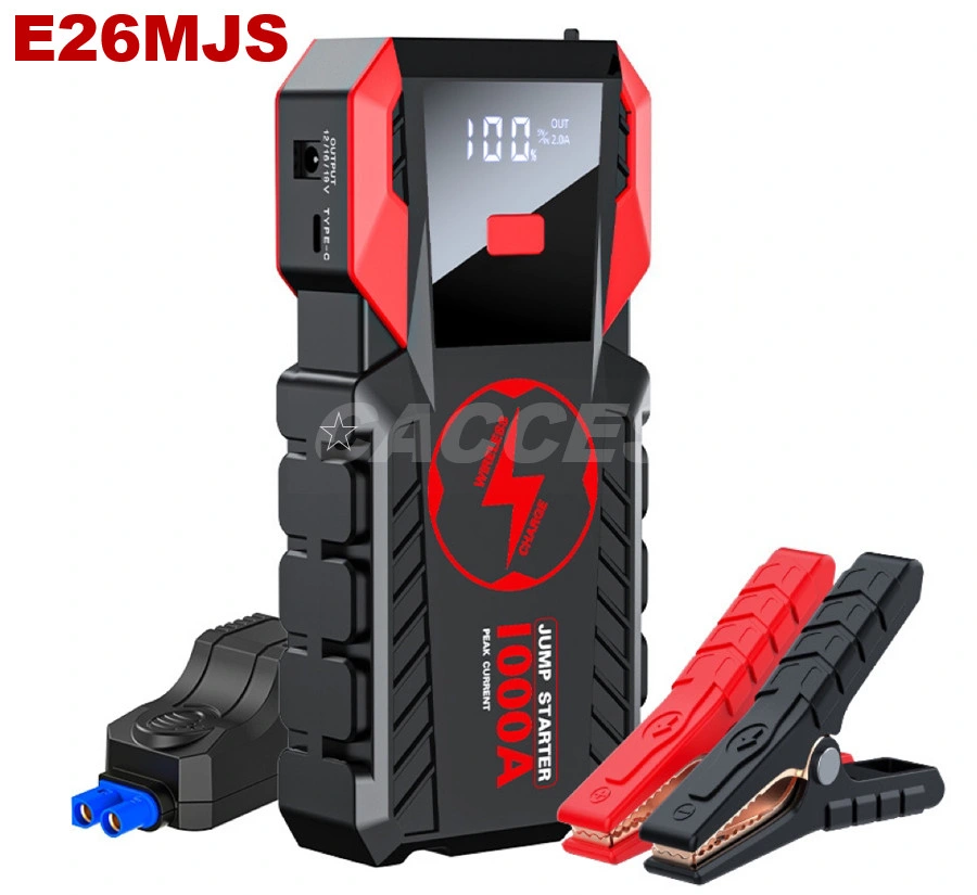 Jump Starter with Air Compressor,1000A Peak10000mAh Portable Battery Booster (6L Gas/3.5 Diesel) 150psi Digital Tire Inflator,Car Battery Jump Box 30L Inflation