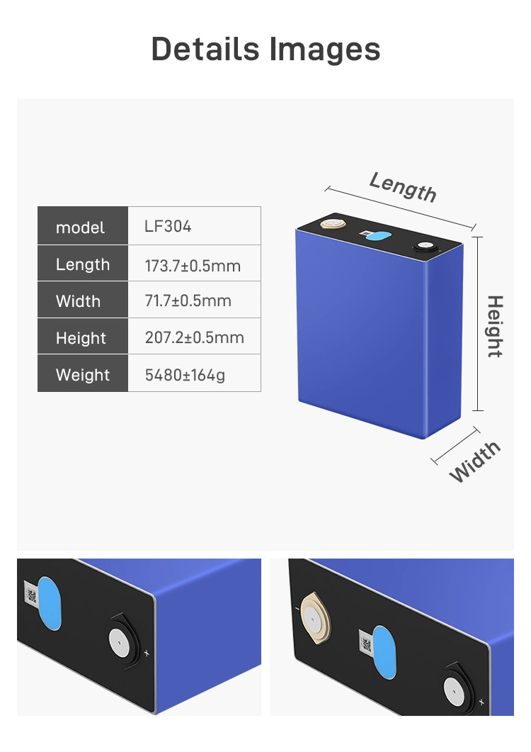 Rechargeable lithium battery EVE LiFePO4 Prismatic cell