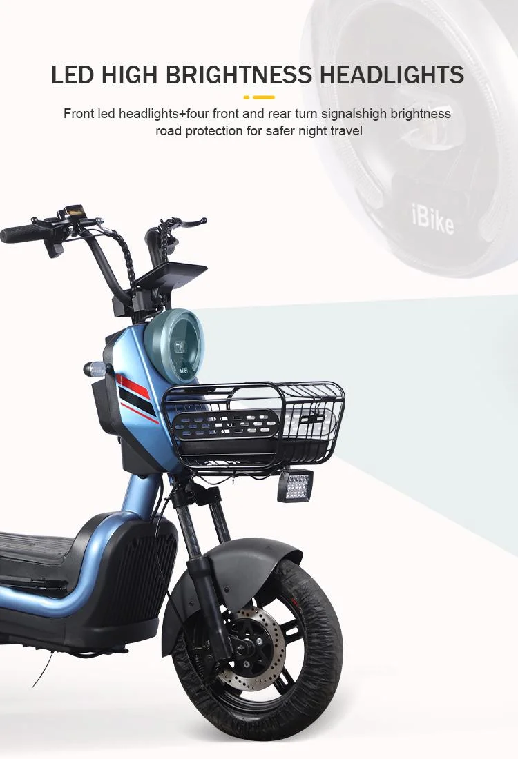 Battery E Bike Scooter 350W 500W 600W 800W 48V 36V Mini Portable Adult Beautiful Folding Lithium Ion Fat Tire CE Electric Bicycle