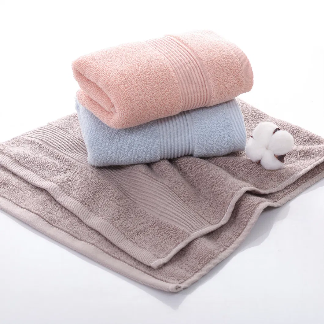 New Cotton Shares Two Pieces 32s/2 Bath Towel Thick Soft Men and Women Home Quick-Drying Hand and Face Towel