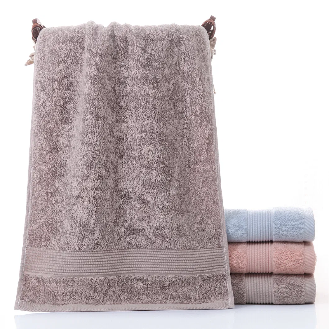 New Cotton Shares Two Pieces 32s/2 Bath Towel Thick Soft Men and Women Home Quick-Drying Hand and Face Towel