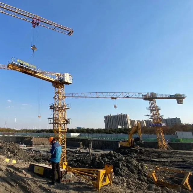 Second-Hand Zoomlion Wa6515-10b Construction Flat Head Tower Crane