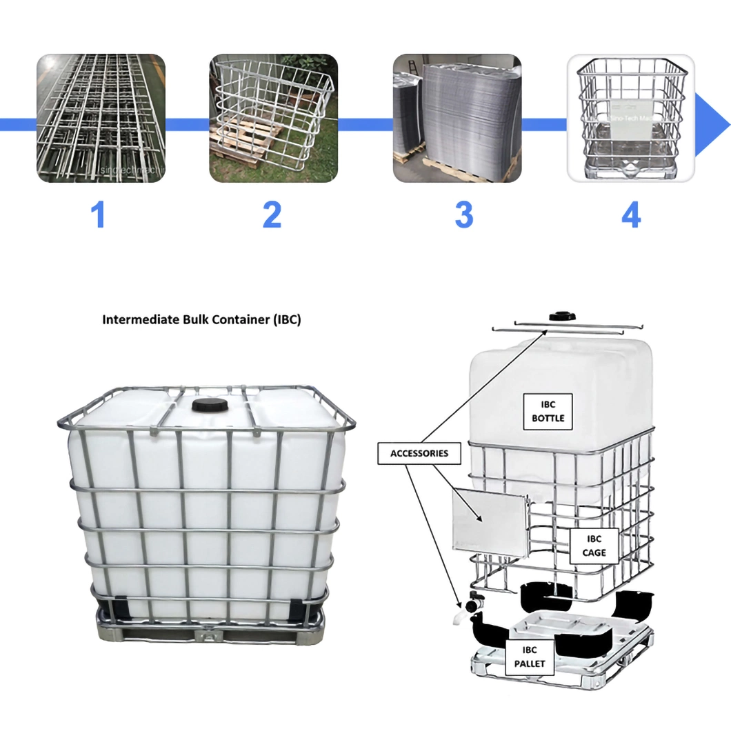 China Manufacturer Tank Cage Spot IBC Welding IBC Cage Automatic Production Making Machine