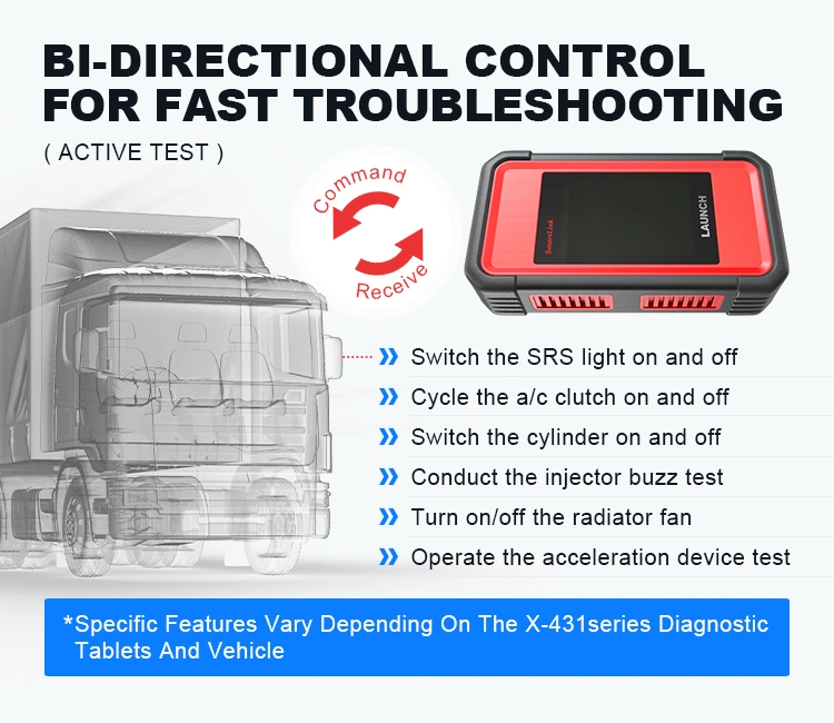 Launch X431 Smartlink C 2.0 Heavy Duty Truck Hdiii New Energy Cars Adapter Diagnostic Tool