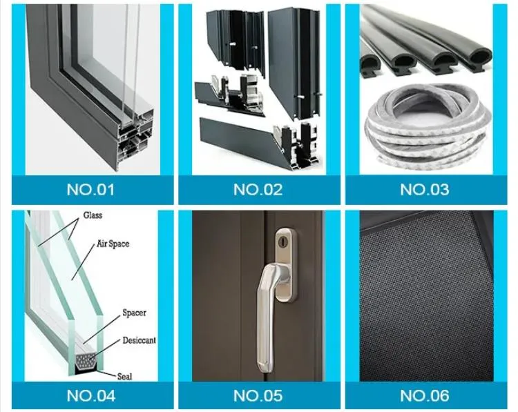 Aluminum Sliding Window Blinds Doors Broken Bridge Aluminum Sliding Window