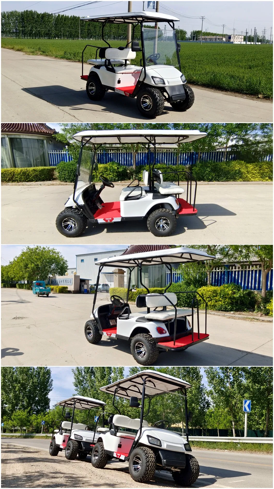 72V 5kw 7kw Lithium Ion Battery Electric Lifted off Road Golf Carts