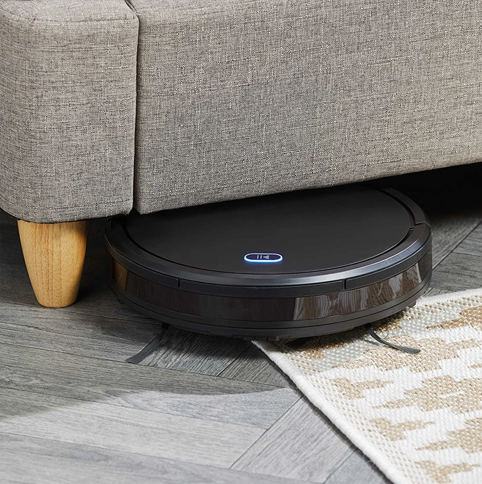 Strong Suction Power Robotic Vacuum Cleaners, WiFi Connected, APP Control, Works with Alexa and Google Home, Self Charging, Ideal for Hard Floor, Carpet