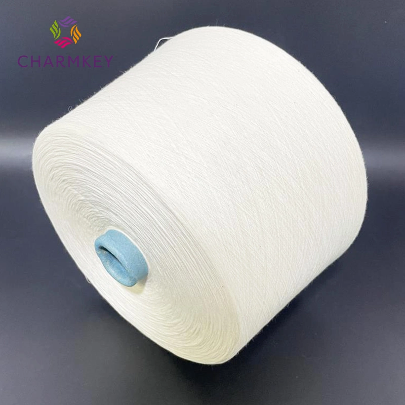 100% Cotton 32s Combed Compact Spin Knitting Raw White Cotton Yarn