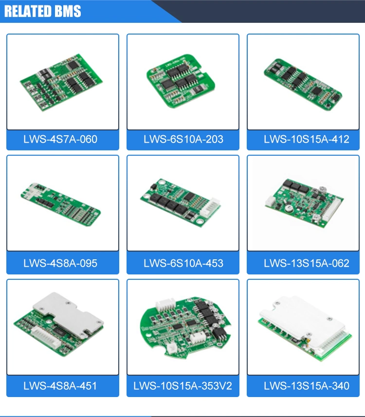 Factory 4s-24s PCB 18650 Li-ion 14.8V 40A 60A Battery PCM BMS