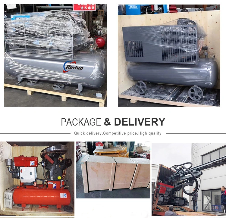 Chinese Good Quality 3.5m3/Min Industrial Small Portable Diesel Piston Driven Air Compressor for Sale W3.5/5