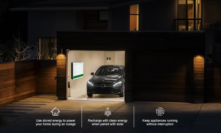 Gsl Energy 8000 Cycles Li-ion Battery Cell 48V Lithium Ion Battery 100ah 200ah 5kwh 10kwh Home off Grid Energy Storage Powerwall