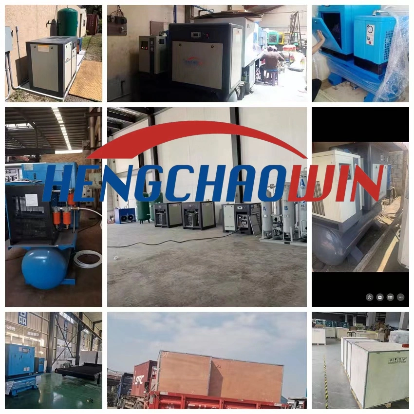 Low Pressure Industrial Oil Free Small Rotary Screw Air Compressor 7.5kw 10HP for Sale