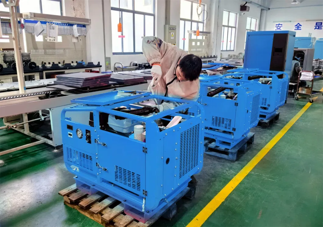 Small Gasoline Engines for Sale Portable Petrol Screw Air Compressor