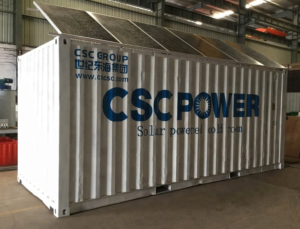 20FT and 40FT Solar Power System Container Cold Room Portable Cold Storage for Fish Meat Fruits Vegetables