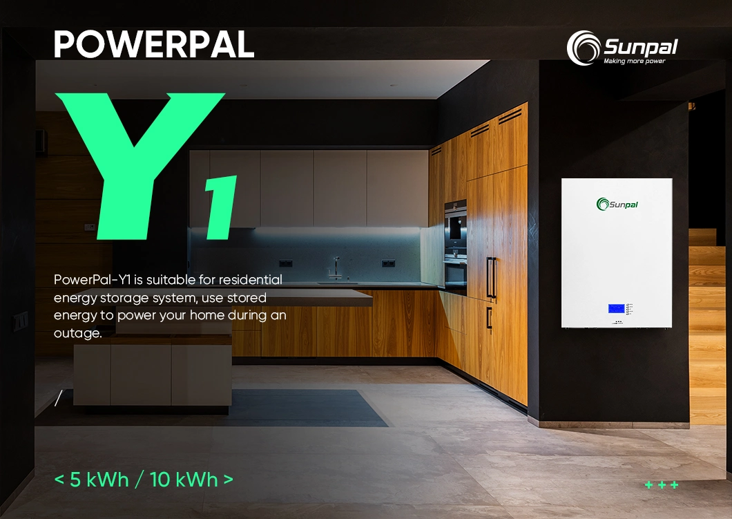 Sunpal Ppy1 Powerwall Batteries LiFePO4 Lithium Ion 20kwh 10kwh Home Energy Storage