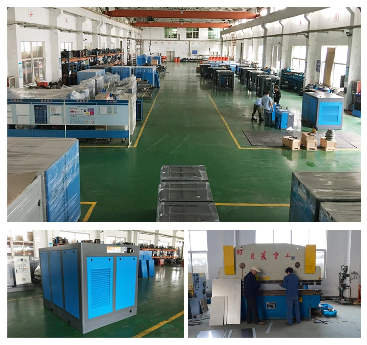 China Outstanding Low Pressure Industrial Electric Oil Free Small Silent Screw Air Compressor 10HP Price on Sale