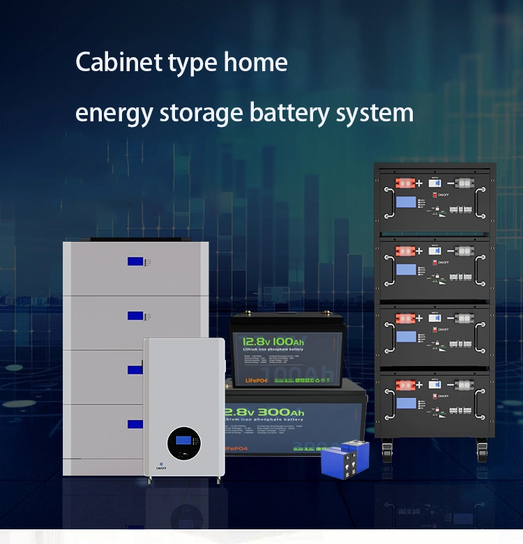 Stackable Battery Packs 10kw Solar Power System Lithium Ion Battery 48V 200ah 30kwh Combined Inverter with Built in