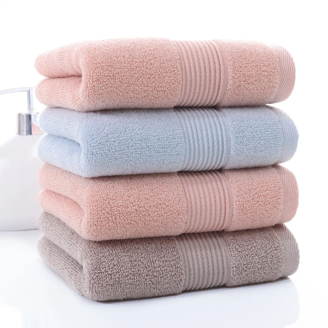 New Cotton Shares Two Pieces 32s/2 Bath Towel Thick Soft Men and Women Home Quick-Drying Hand and Face Towel