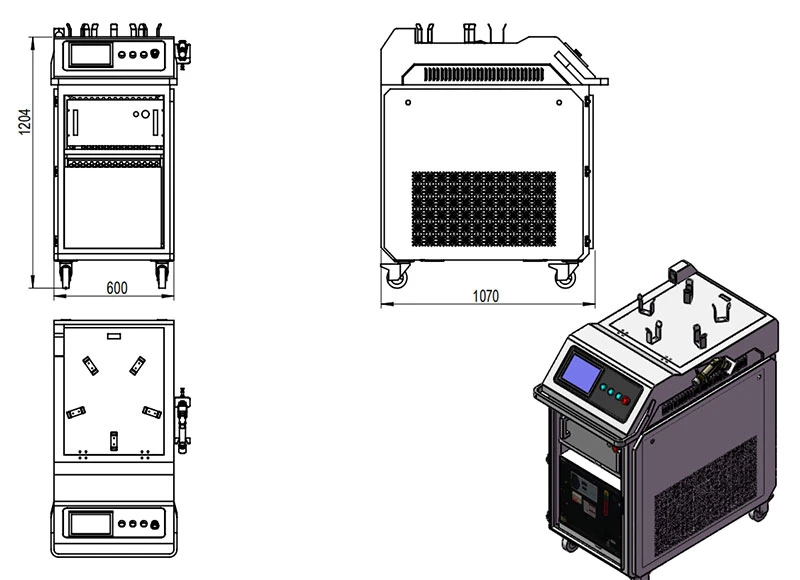 Dual Use Spot Laser Welding and Cleaning Machine Manufacturer Price