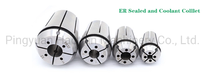 Sealed and Coolant Collets Er16s/Er25s/ Er32s Collet Chuck with Cooling Channels