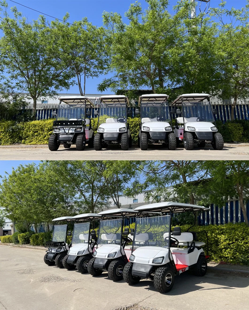 72V 5kw 7kw Lithium Ion Battery Electric Lifted off Road Golf Carts