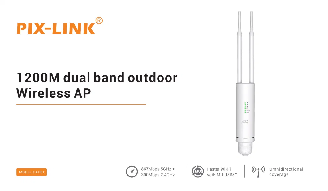 Long Range Outdoor WiFi Cover 300Mbps 2.4G Wireless High Gain Antenna Router Outdoor WiFi Ap Access Point