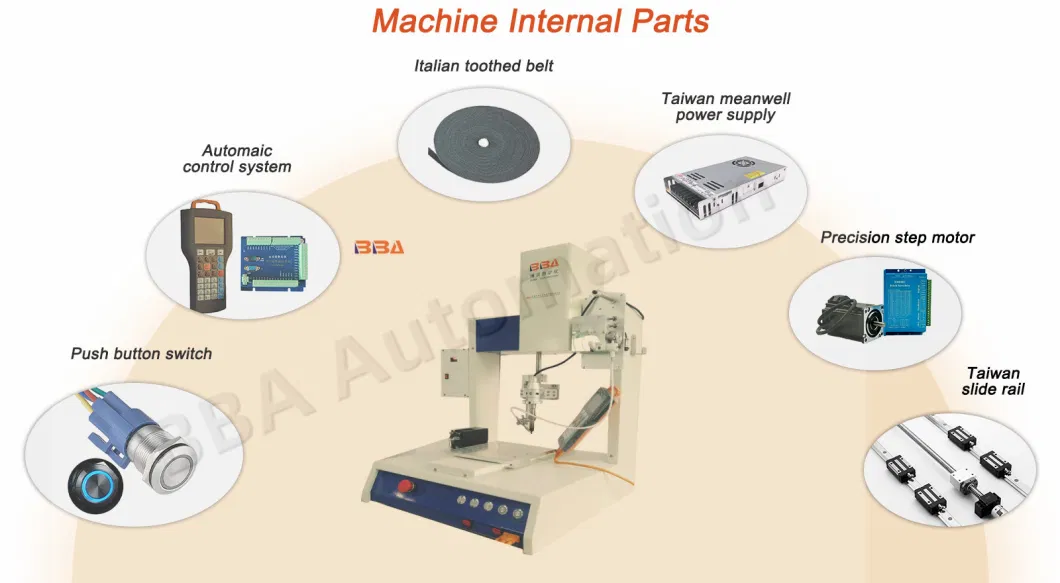 Bba Factory Direct Price Automatic Soldering Robot Wire Bonding Machine Battery Soldering Machine Capacitor Resistor Filing Machine Lehim Makinasi Process