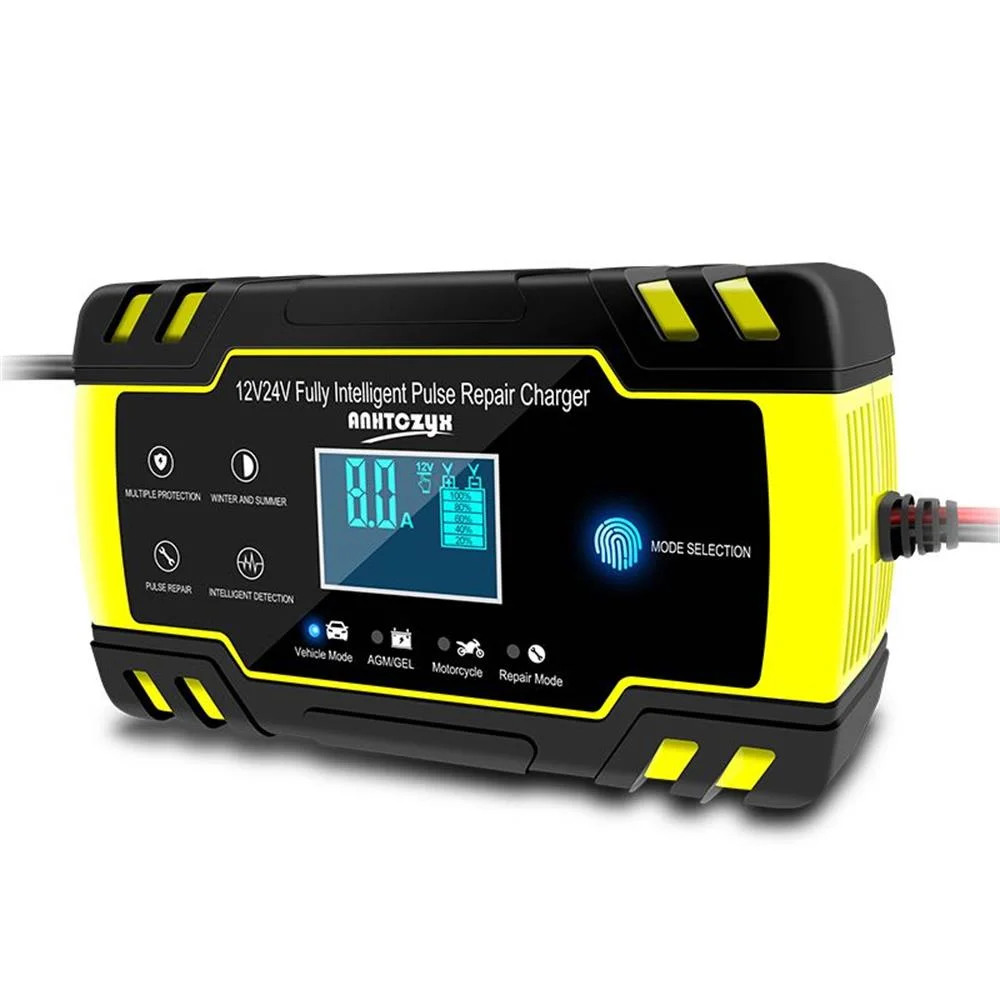 High Quality 12V8a Smart Battery Charger 24V Lead Acid Electric Scooter Motorcycle Car Battery Charger