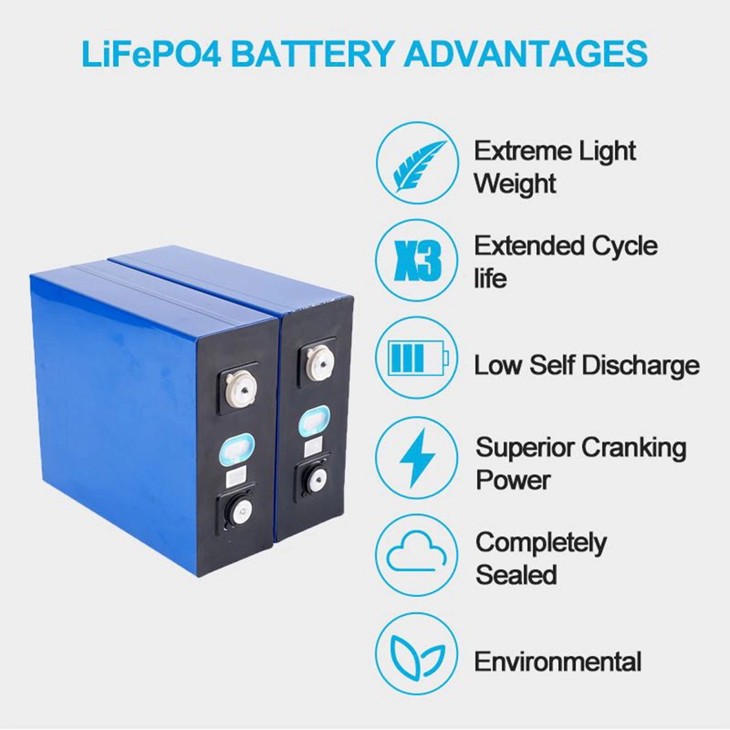 Manufacturer Grade a Prismatic Lithium Ion Battery Lipo4 Phosphate Battery 3.2V 100ah LiFePO4 Battery Cells