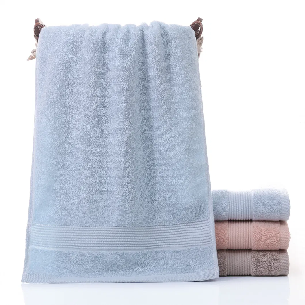 New Cotton Shares Two Pieces 32s/2 Bath Towel Thick Soft Men and Women Home Quick-Drying Hand and Face Towel