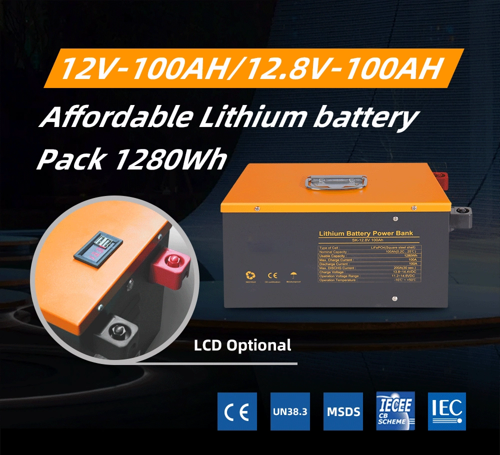 12V 24V 48V Lithium Ion Battery 100A 200A Home LiFePO4 Lithium Ion PV Battery Solar Storage Li-ion Batteries Factory Price