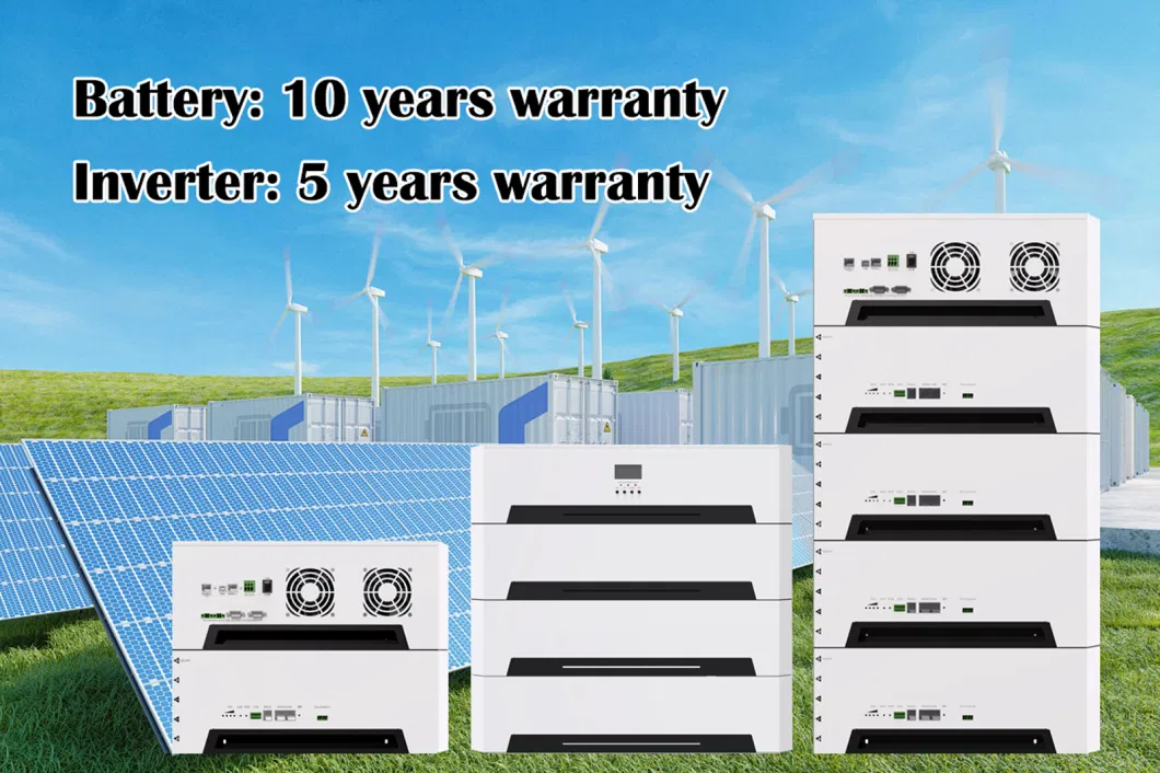 Power System Photovoltaic Panels Set 5kw Inverter 10kwh Energy Storage Batterylithium Battery