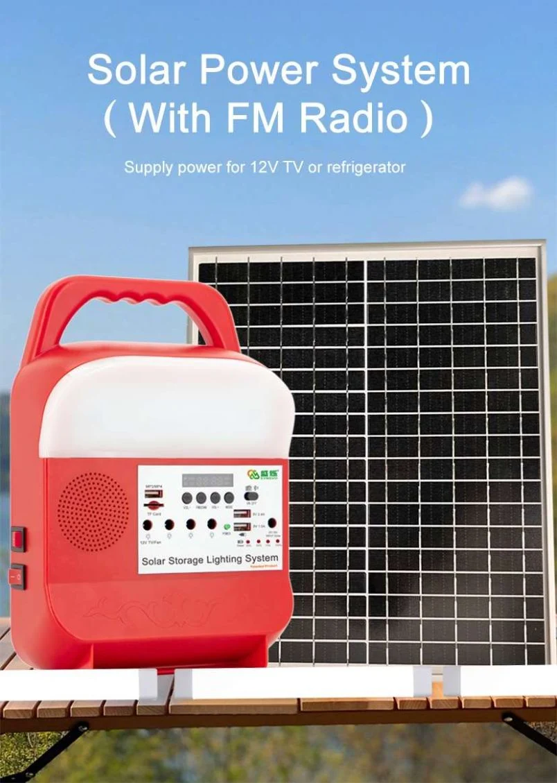 Solar Energy Small System Solar Energy Sound System Solar Energy Sound Lighting System Solar Home Lighting Kit Radio