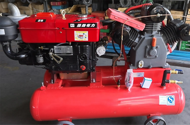 Chinese Good Quality 3.5m3/Min Industrial Small Portable Diesel Piston Driven Air Compressor for Sale W3.5/5