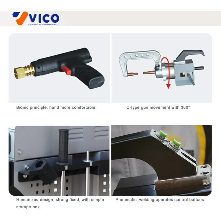 Spot Welder Battery Spot Welding Tools for Multi Functional Dent Pulling Machine---C Type Gun Vsw-28