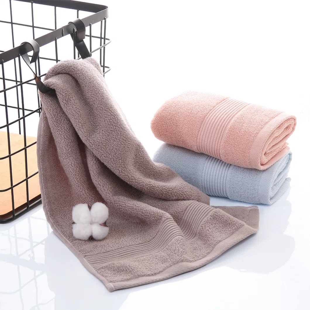 New Cotton Shares Two Pieces 32s/2 Bath Towel Thick Soft Men and Women Home Quick-Drying Hand and Face Towel