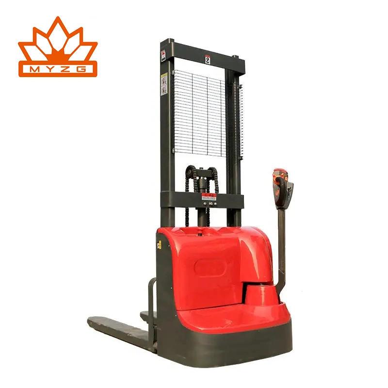 Hot Sale Stainless Steel Small Battery Electric Stacker Forklift 1.5 Ton 2 Ton Pallet Stacker Manufacturer